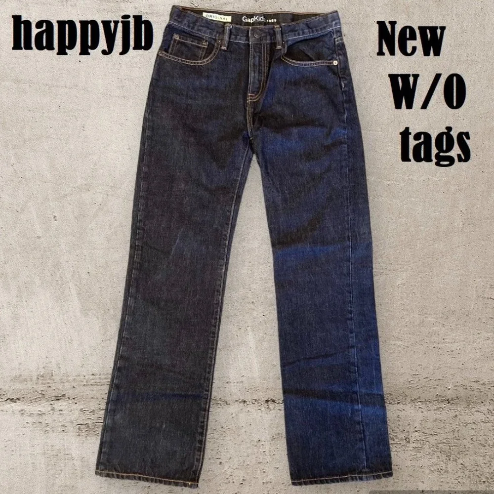NWOT Boy GAP Kids 1969 Original Denim Jeans Size 18R (#3)
